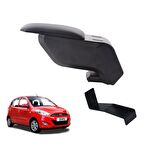 3 Tıkla Hyundai i10 2011 Delmesiz Çelik Ayaklı Siyah Kolçak Kol Dayama