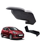 3 Tıkla Hyundai i10 2021 Delmesiz Çelik Ayaklı Siyah Kolçak Kol Dayama