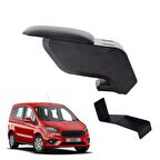 3 Tıkla Courier 2016 Camlı Van Delmesiz Çelik Ayaklı Siyah Kolçak Kol Dayama