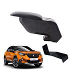 3 Tıkla Peugeot 2008 2022 Delmesiz Çelik Ayaklı Siyah Kolçak Kol Dayama