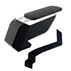 Renault Clio 2 HB 2003 Premium HQ Lüks Delmesiz Çelik Ayaklı Gri-Siyah Kolçak