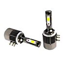 KingStar H15 Beyaz Led Xenon Şimşek Etkili Far Ampül 8000 Lümen