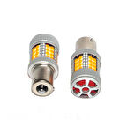 Platinum FX4086 Serisi Turbo Fanlı Şaşı Tırnaklı 40 Led Turuncu Sinyal Ampülü Süper Parlak İki Adet