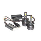 Volvo S70 1996-2005 Kısa Far GT Nano Beyaz H7 Mini Led Xenon Şimşek Etkili 22000 Lümen