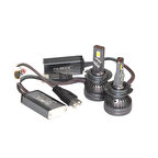 Mercedes C Serisi W203 2000-2004 Uzun Far GT Nano Beyaz H7 Mini Led Xenon Şimşek Etkili 22000 Lümen