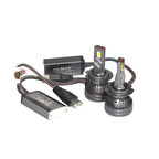 Ford C-Max 2004-2007 Uzun Far GT Nano Beyaz H1 Mini Led Xenon Şimşek Etkili 22000 Lümen