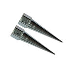 Modifiye Sivri Somun 2Li Gri 6MM