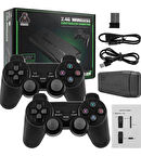 Zhltools 20000 Oyunlu 2.4G Kablosuz Çift Kol Retro Atari Game Stick Taşınabilir mini oyun çubuğu 