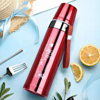 Kapris Çift Katlı Paslanmaz Çelik Termos Kırmızı 750 ml Kap-288