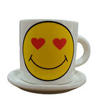 Mini Fincan Kupa Pembe