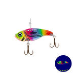Vibrasyon Yem - LRF/Spin Jig - Fishack VibraX - 7g 40mm - Rainbow Fury - UV Boyalı
