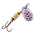 Döner Kaşık - Fishack GlideX - Silver Red - 5g - No:2 - Alabalık/Turna/Levrek Olta Kaşığı