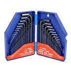 WORKPRO WP222018 30 Parça Uzun Boy CR-V Metrik/İnç Profesyonel Allen Anahtar Takımı