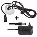 Metal Soğuk Buhar Üreteci, Kuluçka Nem Nozulu 24v+Adaptör