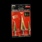 3 PARÇA  HSS KADEMELİ MATKAP UCU SET (5468)
