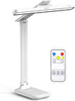  Masa Gece Lambası Şarjlı Ayarlanabilir Kumandalı Masaüstü Yatak Başucu Üç Renkli LED 1200MAH