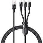 Mcdodo CA-0930 65w 3in1 Hızlı Şarj Data Kablosu 6a 1.2m-siyah 