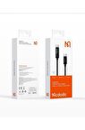 Mcdodo CA-8820 Dijital 100W TypeC TypeC Data Şarj Kablo 1.2Mt Siyah