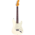 SX Stratocaster Elektro Gitar (Vintage White)