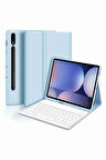 Galaxy Tab S9 Plus / S9 FE Plus Uyumlu 12.4" Klavyeli Tablet Kılıfı