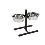 Nunbell İkili Ayaklı Çelik Mama Kabı 20 Cm