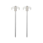 Naturehike Çadır Kazığı 25 cm ( Galvanizli Demir ) (2 Pcs) BEYAZ