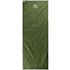 NATUREHIKE LW180 MİNİ UYKU TULUMU YEŞİL RENK  M BEDEN  SOL FERMUAR