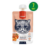 Wanpy Taze Somonlu&Tavuklu  Kedi Et Ezmesi 90 gr X 7 Adet