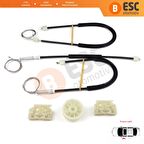 Citroen DS3 2009-On İçin Sol Kapı Cam Kriko Tamir Seti