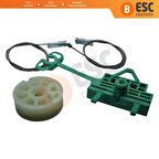 Fiat Linea için Ön Sol Cam Kriko Seti 51892561