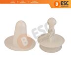 Isuzu Mazda Toyota için 10 Adet Kapı Panel Klips Beyaz 8942264920