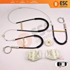 BMW X3 E83 İçin Sol Ön Kapı Cam Kriko Tamir Seti