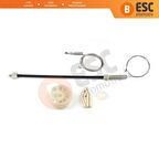 Peugeot 206 CC Cabriolet İçin Sağ Arka Cam Kriko Tamir Seti