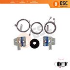 VW Golf MK6 2008-2012 İçin Sol Ön Cam Mekanizması Tamir Takımı