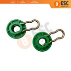 Saab Volvo için 2 Set Cam Kriko Mekanizma Tamir Kılavuzu 4493433