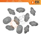 Renault İçin 10 Adet Yan Çıta Klipsi Beyaz 7703077256