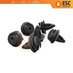 BMW Ford İçin 10 Adet Döşeme Klipsi Gri Renk 51411973500