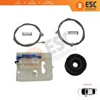 Fiat Egea için Ön Sol Cam Kriko Tamir Seti 00520691630