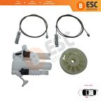 Fiat 500 2007-On için Ön Sol Cam Kriko Tamir Seti 68070267AD