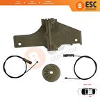 Peugeot 207 5 kapı Için Arka Sol Cam Kriko Seti 9223a3