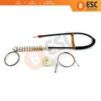 BMW E39 Makyajlı için Sağ Arka Cam Kriko Seti 51358252430