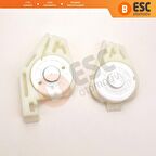 Fiat Doblo 1 119 223 için Ön Sağ Cam Kriko Köşe Makara KlipsSeti 51718403