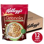Beyaz Çikolata Parçacıklı&Antep Fıstıklı Granola 300 Gr x 12 Adet, %46 Yulaf Içerir, Lif Kaynağı