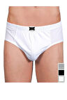 Erkek Beyaz Iç Giyim Pamuklu Slip Külot Don 6'lı Paket