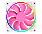 ID-COOLING ZF-12025-PINK 4Pin PWM ARGB 120mm Pink Kasa Fanı