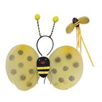 Arı Kanadı Kostüm Seti - Taç Asa Kanat  (Lisinya)