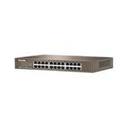 Tenda TEG1024D 24 Port 10-100-1000 Mbps Switch Çelik Kasa Rack Mount