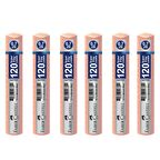 Faber-Castell Grip Min 0.5 2B 60MM 120'Lİ Pastel Turuncu Tüp 6'LI