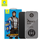 Anti-Peep Privacy iPhone 13 Pro Uyumlu Hayalet Full Cam Ekran Koruyucu Göz Yormayan HD Görüntü