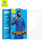 Full Clear Cover iPhone 12 Uyumlu Komple Şeffaf Parmak izine Dayanıklı 9H Cam Ekran Koruyucu